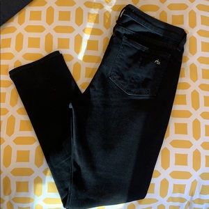 Rag&Bone, Black Capri Jeans, 29